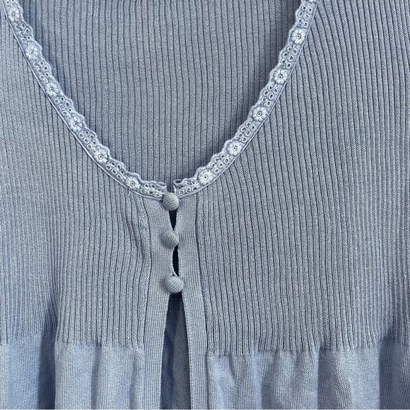 babydoll style cardigan silk/cotton fabric! - Picture 5 of 9